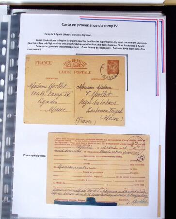 1940 Cartes Interzones: Présentation 104 cartes familiales