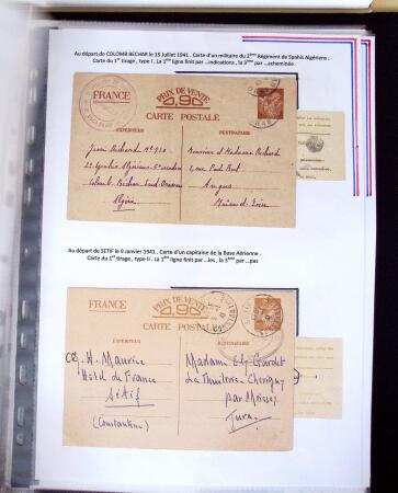 1940 Cartes Interzones: Présentation 104 cartes familiales