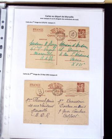 1940 Cartes Interzones: Présentation 104 cartes familiales