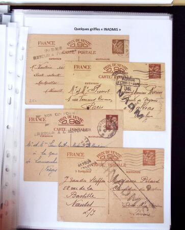 1940 Cartes Interzones: Présentation 104 cartes familiales