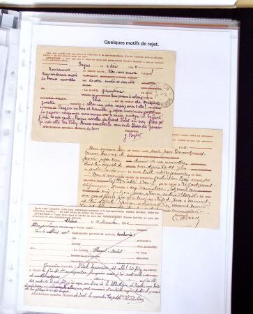 1940 Cartes Interzones: Présentation 104 cartes familiales