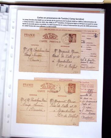 1940 Cartes Interzones: Présentation 104 cartes familiales