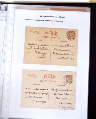 1940 Cartes Interzones: Présentation 104 cartes familiales