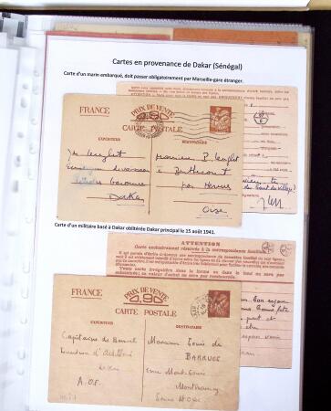 1940 Cartes Interzones: Présentation 104 cartes familiales