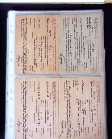 1940 Cartes Interzones: Présentation 104 cartes familiales