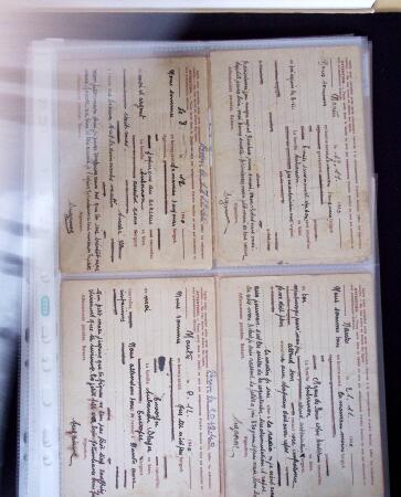 1940 Cartes Interzones: Présentation 104 cartes familiales