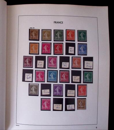 1900-69, Belle collection de neufs en album Davo, en