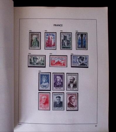 1900-69, Belle collection de neufs en album Davo, en