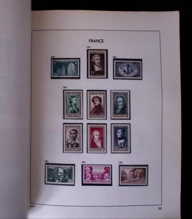 1900-69, Belle collection de neufs en album Davo, en