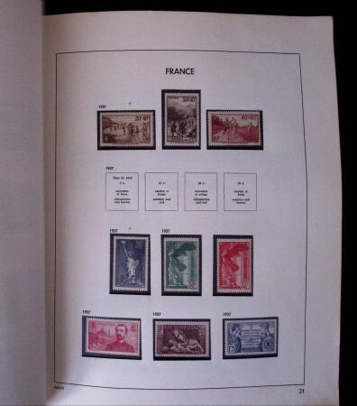 1900-69, Belle collection de neufs en album Davo, en