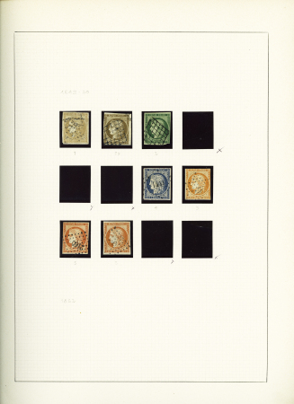1849-1960, Collection d'oblitérés en un album Biella,