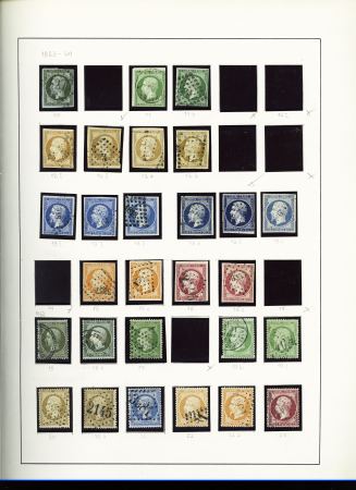 1849-1960, Collection d'oblitérés en un album Biella,