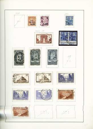 1849-1960, Collection d'oblitérés en un album Biella,
