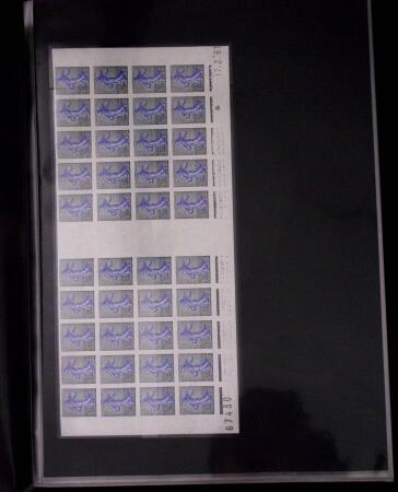 N°1230 à 1234A, série de 7 valeurs NON DENTELEES,