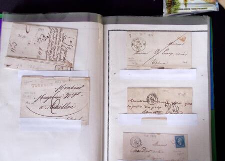 1735-1876, Collection de 400 lettres avec cachets de