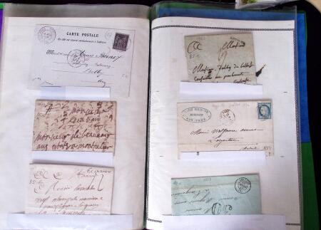 1735-1876, Collection de 400 lettres avec cachets de