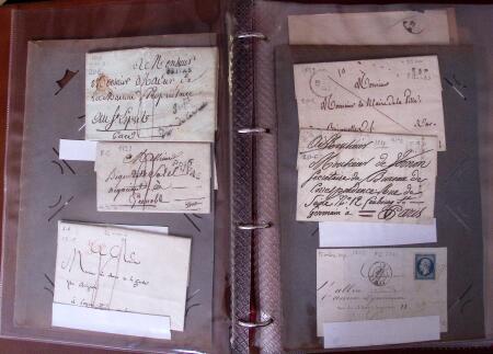 1735-1876, Collection de 400 lettres avec cachets de