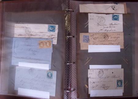 1735-1876, Collection de 400 lettres avec cachets de
