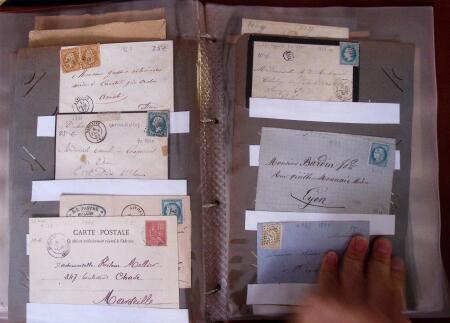 1735-1876, Collection de 400 lettres avec cachets de