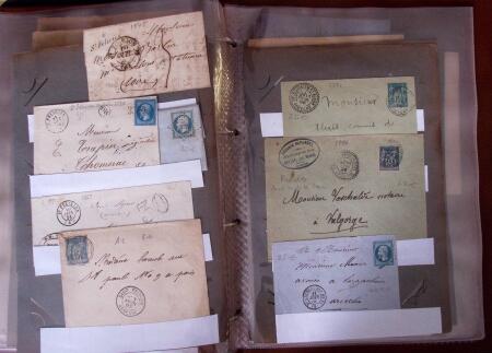 1735-1876, Collection de 400 lettres avec cachets de