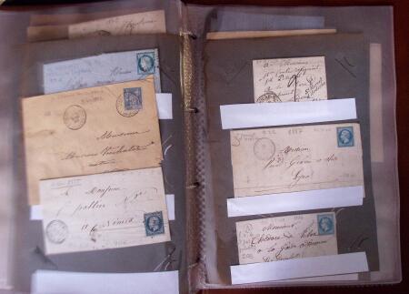 1735-1876, Collection de 400 lettres avec cachets de