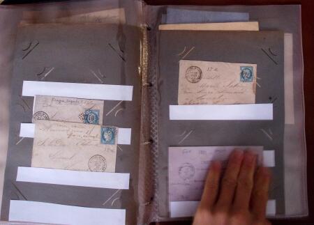 1735-1876, Collection de 400 lettres avec cachets de