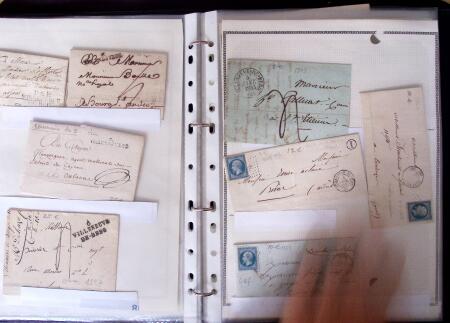 1735-1876, Collection de 400 lettres avec cachets de