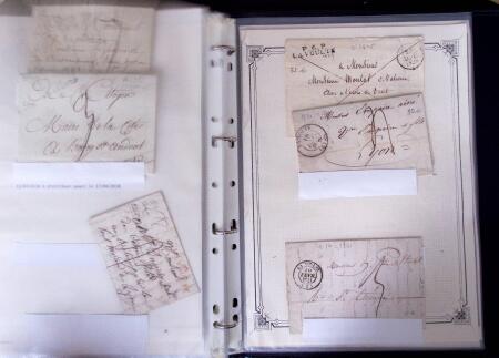 1735-1876, Collection de 400 lettres avec cachets de
