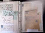 1735-1876, Collection de 400 lettres avec cachets de