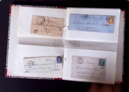 1735-1876, Collection de 400 lettres avec cachets de