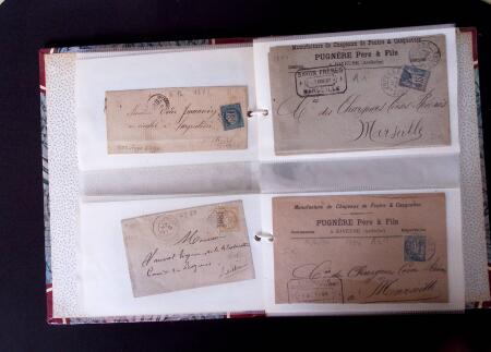 1735-1876, Collection de 400 lettres avec cachets de