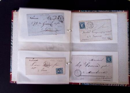 1735-1876, Collection de 400 lettres avec cachets de