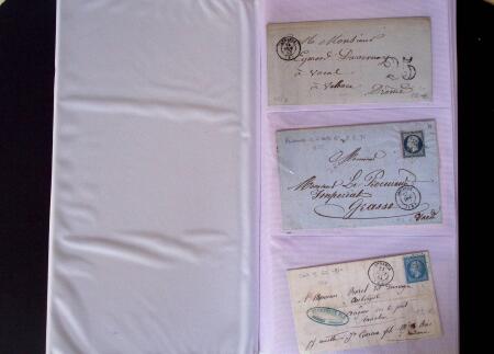 1735-1876, Collection de 400 lettres avec cachets de