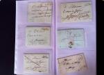 1735-1876, Collection de 400 lettres avec cachets de