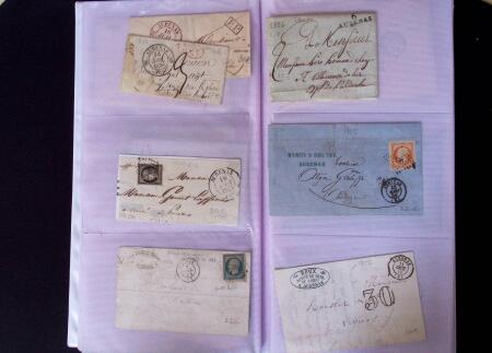 1735-1876, Collection de 400 lettres avec cachets de