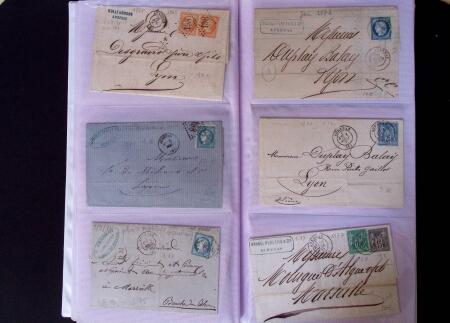 1735-1876, Collection de 400 lettres avec cachets de