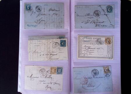 1735-1876, Collection de 400 lettres avec cachets de