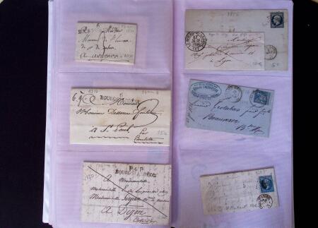 1735-1876, Collection de 400 lettres avec cachets de