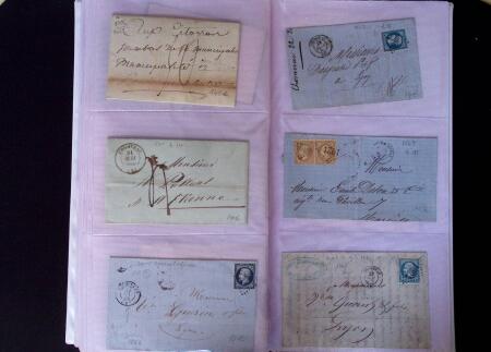 1735-1876, Collection de 400 lettres avec cachets de