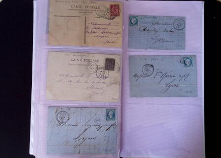 1735-1876, Collection de 400 lettres avec cachets de