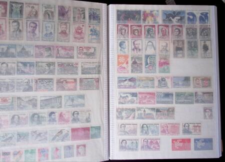 1939-2009, début de collection de timbres de France