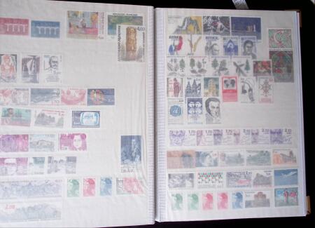 1939-2009, début de collection de timbres de France