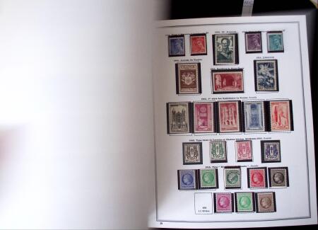 1939-2009, début de collection de timbres de France