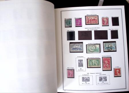1939-2009, début de collection de timbres de France