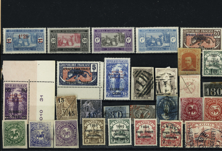1852-1930, Lot substantiel de timbres anciens, belles