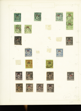 1894-1910, Début de collection des Bureaux chinois,