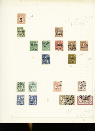 1894-1910, Début de collection des Bureaux chinois,