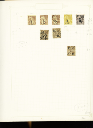 1894-1910, Début de collection des Bureaux chinois,