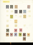 1891-1912, Début de collection ancienne des colonies,