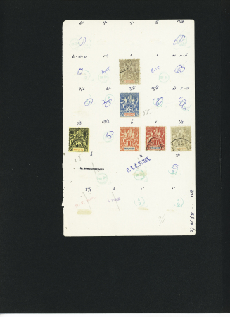 1891-1912, Début de collection ancienne des colonies,